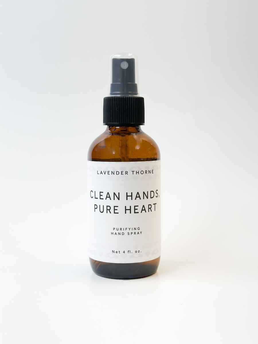 Clean Hands, Pure Heart - Hand Spray – Lavender Thorne