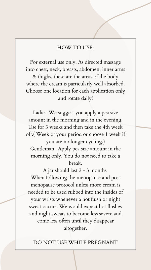 Wild Yam Cream