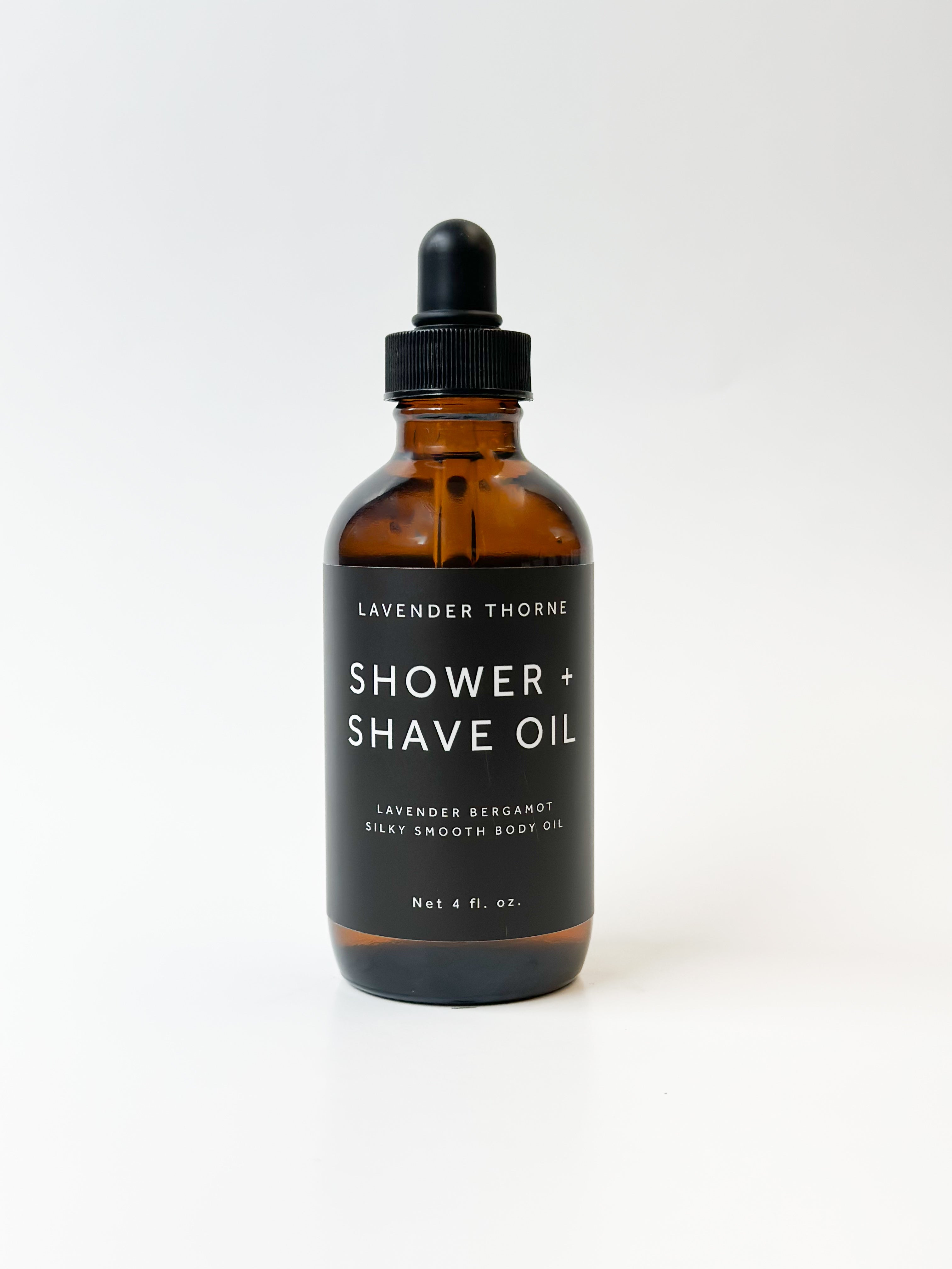 Shower + Shave Oil – Lavender Thorne